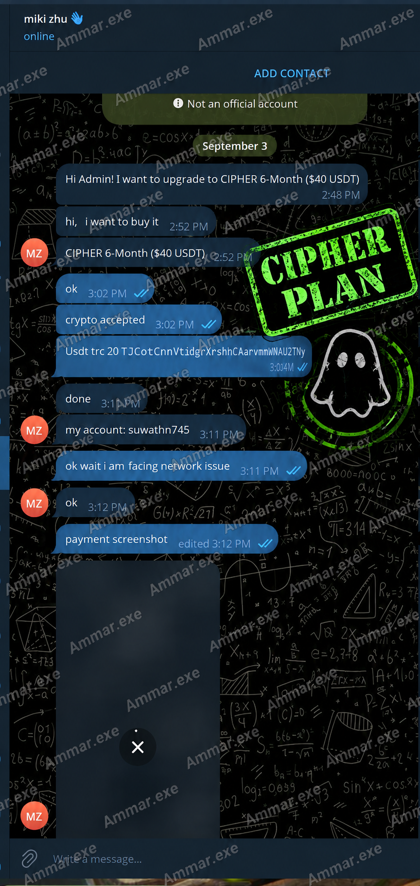 Cipher Plan